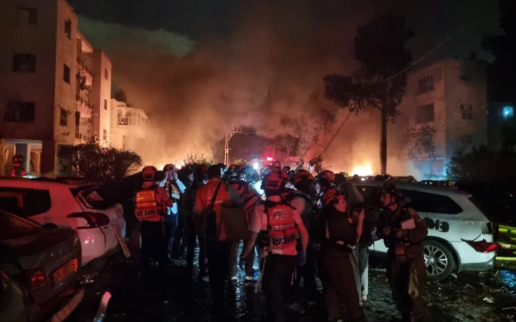 Izrael pozar napad