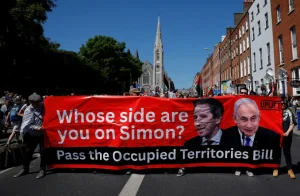 Irska protesti Gaza